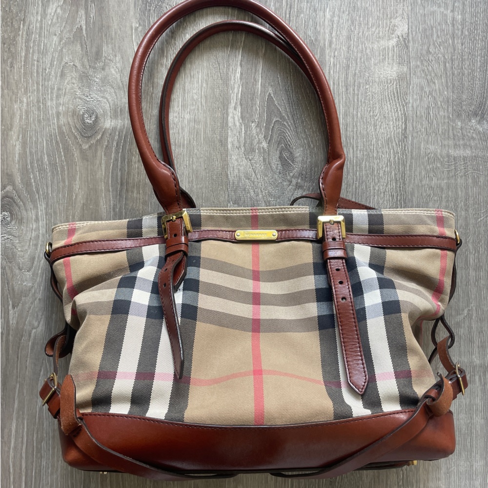 Burberry House Check Marta Diaper Bag